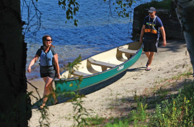 déplacer canoe