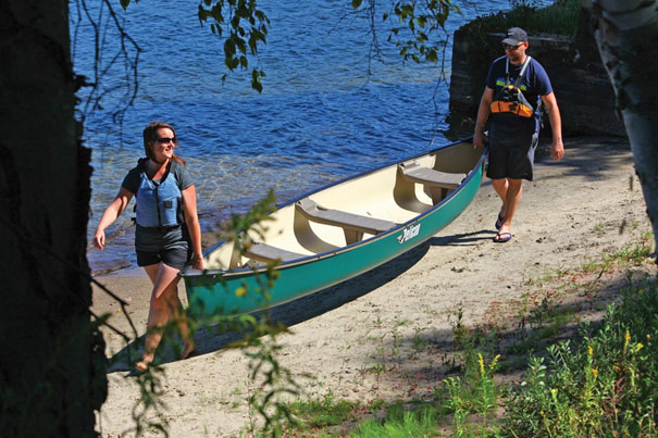 déplacer canoe